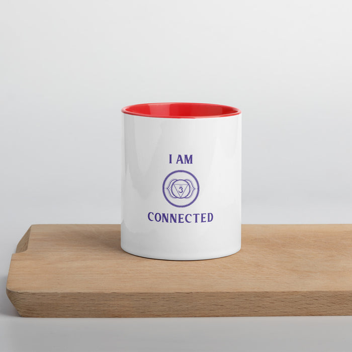 Sixth Chakra - I am connected - Mug with Color Inside