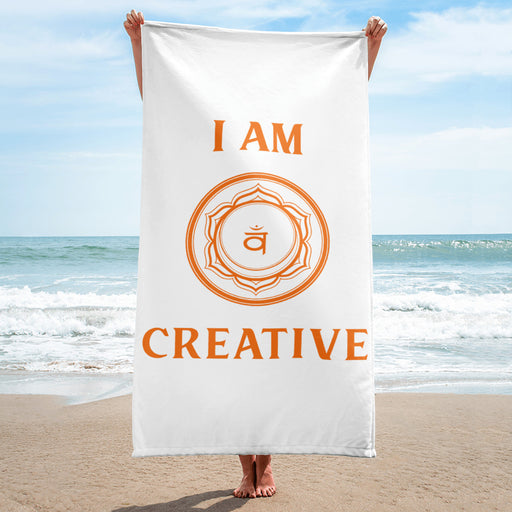 Second Chakra - I am Creative - Towel
