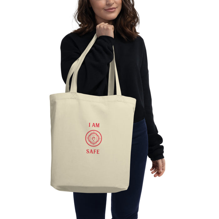 First Chakra - I an Safe - Eco Tote Bag one side printing