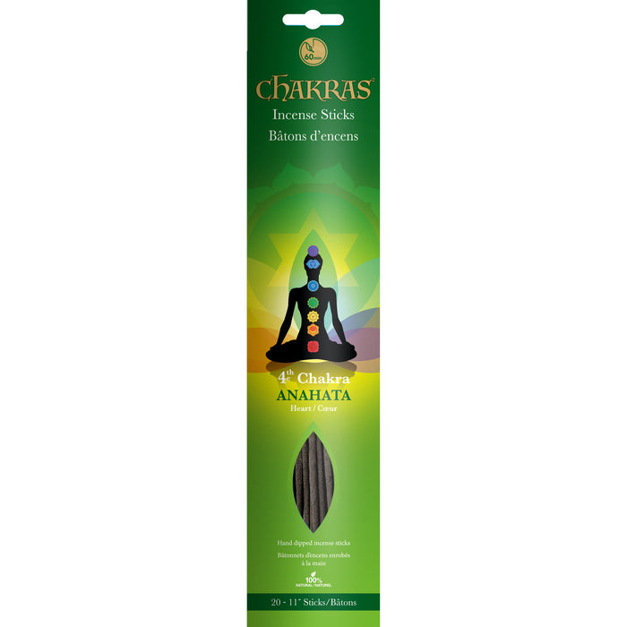 7 Chakras Incense Sticks - Individual aromas - Singles